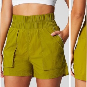 Fabletics Ultra High-Waisted Piped Nylon Short